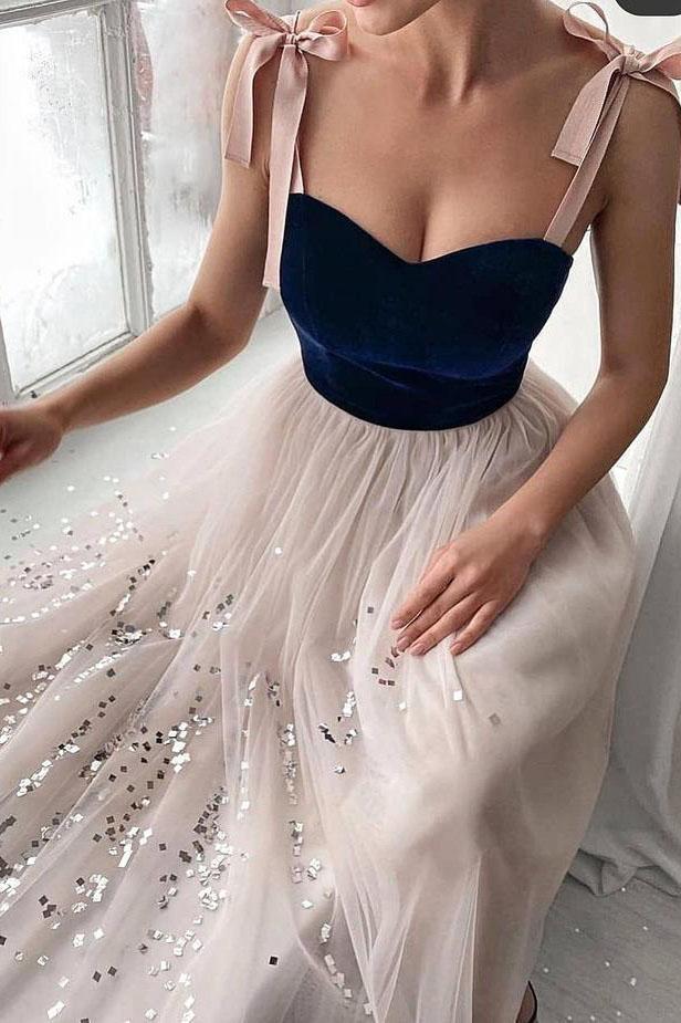 Tulle Princess Simple Prom Dress, A Line Long Formal Evening Dress cg19170