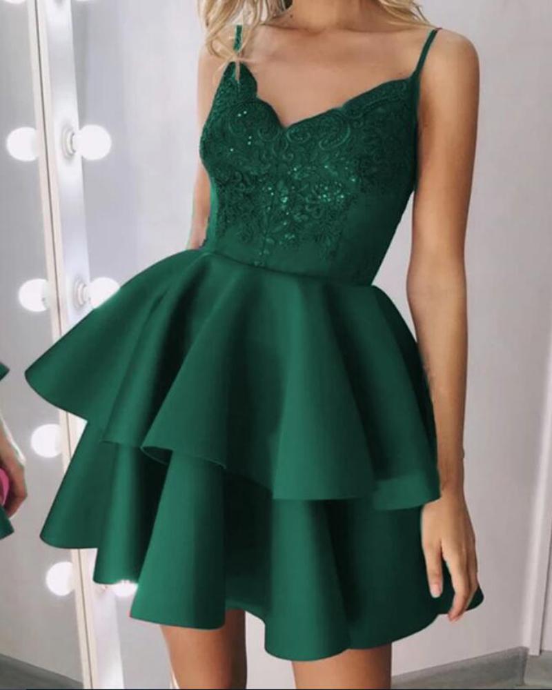 Short Homecoming Dresses 2019 with Straps cg4067