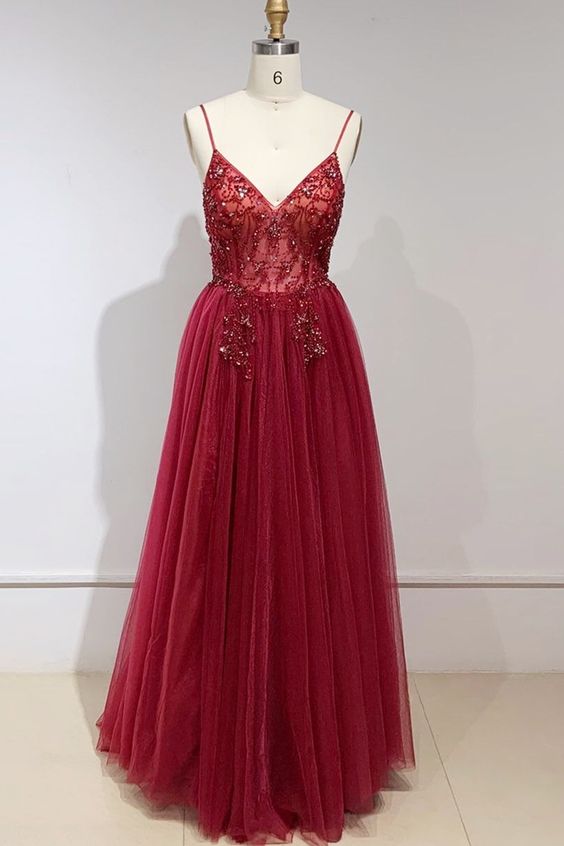 Handmade Red Prom Dress cg7951