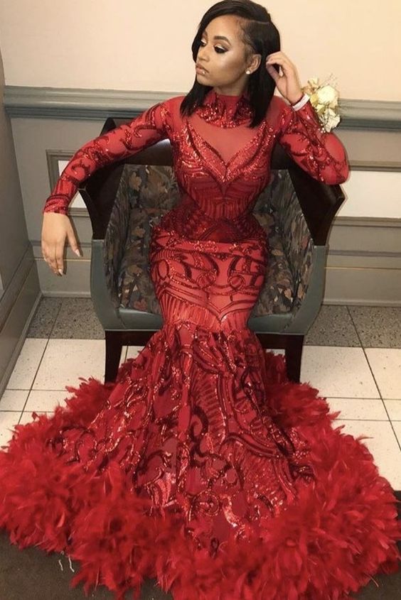 Mermaid Prom Dress, Long Prom Dress, Cheap Prom Dress, Sequined Prom Dress cg8139