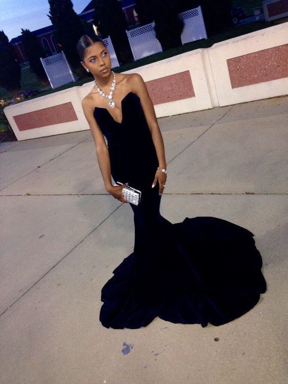 Black Prom Dress,Mermaid Prom Dress,Fashion Prom Dress cg8190