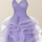 Lavender short a-line party dress homecoming dress       cg25033