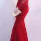 Red Spandex Mermaid Long Prom Dress 2020, Red Formal Gowns, Red Formal Dresses  cg6907