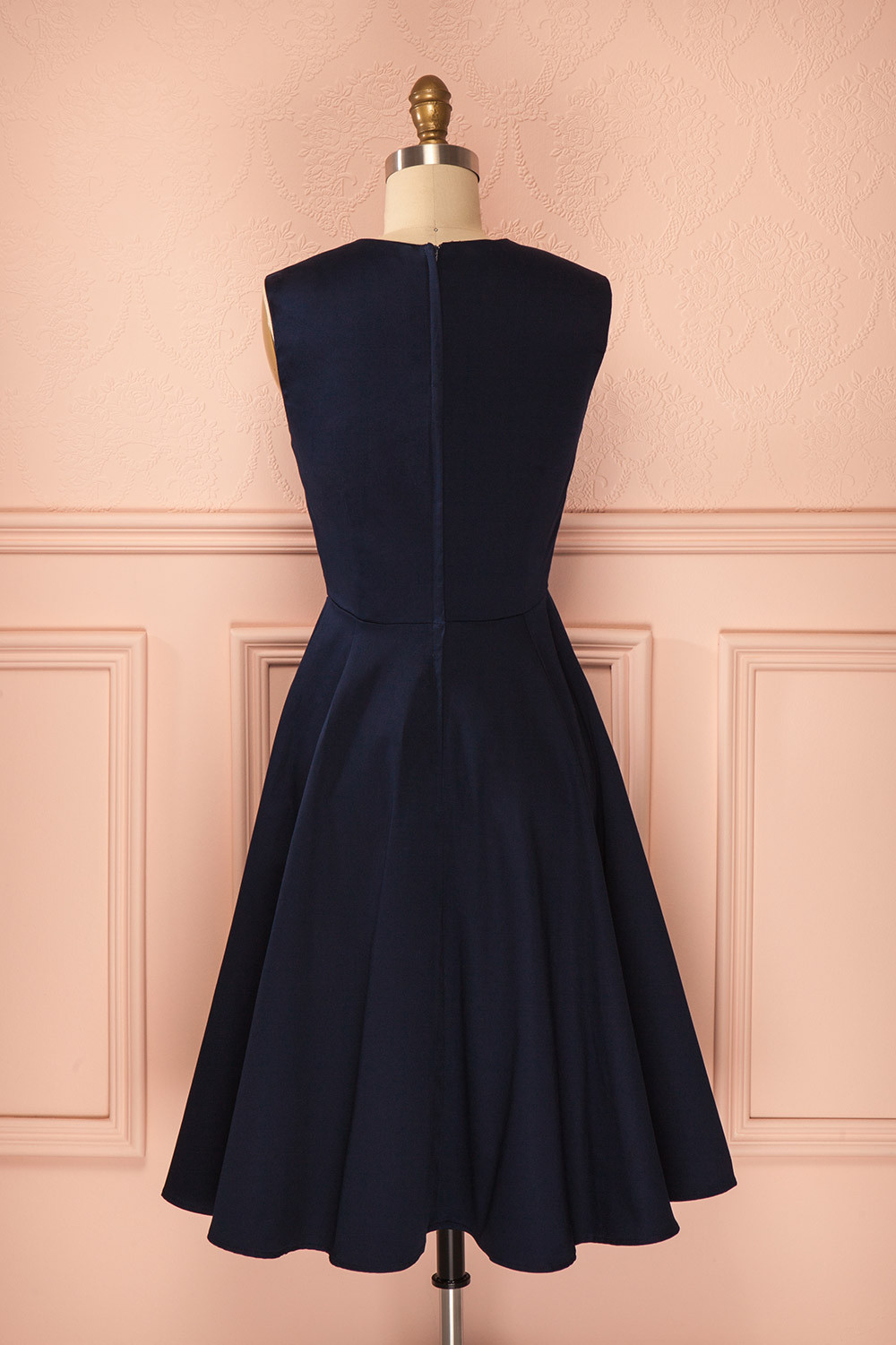 Dark Navy Short Homecoming Dress  cg8363