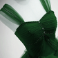 Green Tulle Beaded Sweetheart Long Party Dress, Green A-line Prom Dress Evening Dress      cg25057