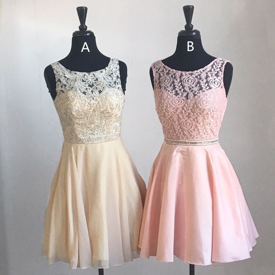 Short Homecoming Dresses, Pink Hoco Dress, Yellow Hoco Dress   cg10300