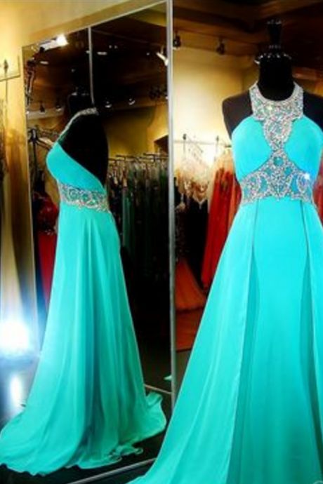 New Arrival Luxury Blue Prom Dress,Long Prom Dress,Evening Dress,blue Evening Gown   cg10922