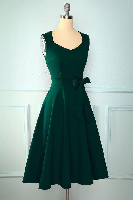 Dark Green Short Homecoming Dress    cg11008