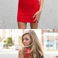 red short homecoming dresses, lace tight short dresses, open back bodycon short party dresses cg1137