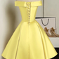 A Line Satin Semi Formal Gown Cocktail homecoming Dress   cg11392