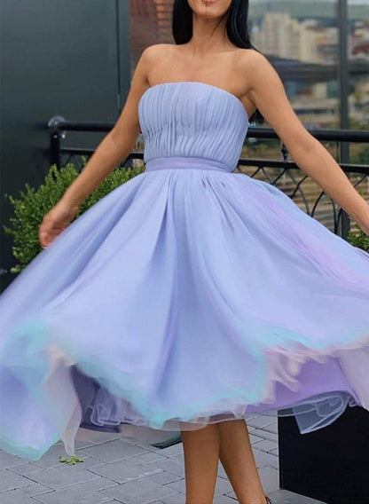 Cute tulle short dress homecoming dress   cg11890