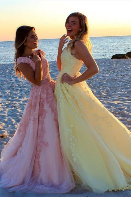 Princess Lace Prom Dress   cg14588