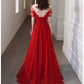Charming V-Neck Appliques A-Line Prom Dresses, Evening Dress Prom Gowns   cg14688