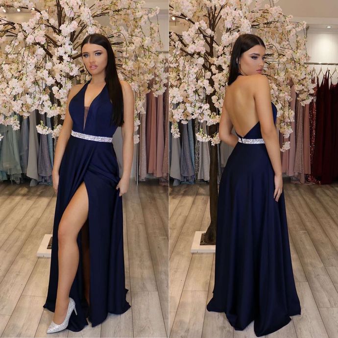 Elegant Prom Dress,Halter Prom Dress,Sexy Prom Dress,A-Line Prom Dr,Long Prom Dress   cg15135