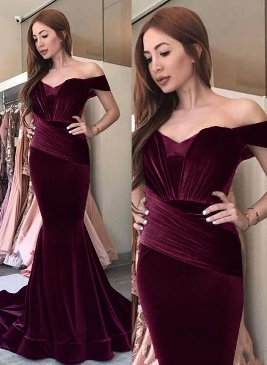 Sexy velvet green evening dresses long cheap prom dresses floor length online   cg16866