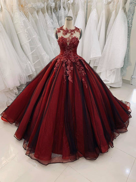 Unique Red Vintage Wedding Dress, Made to Measure Wedding Dress Prom Dress party gown     cg19062