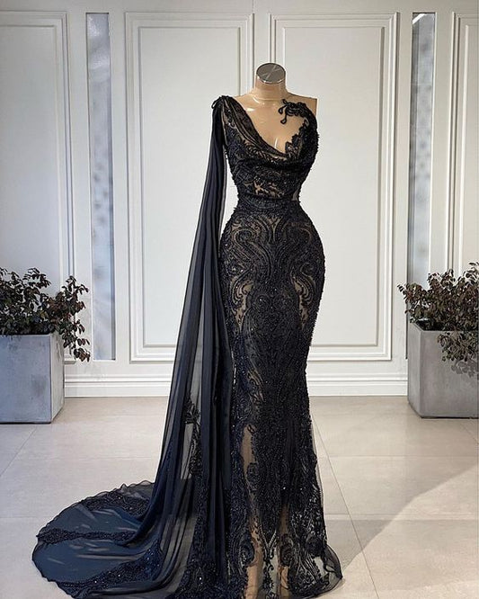 black sexy evening Dress prom dress    cg21543