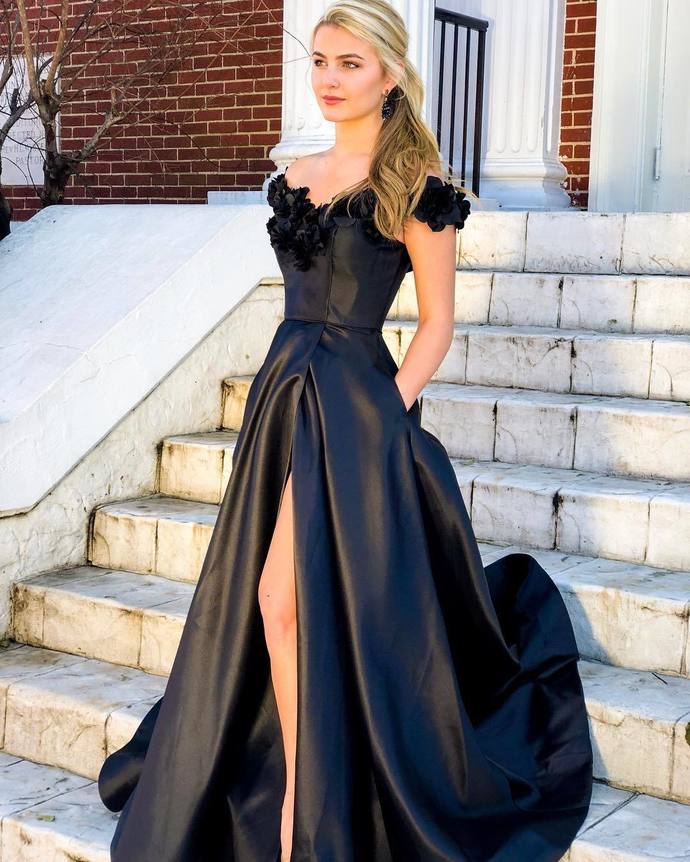 Sexy Off The Shoulder A-Line Prom Dresses,Long Prom Dresses,Cheap Prom Dresses    cg21771