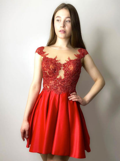 RED HOMECOMING DRESS    cg22434