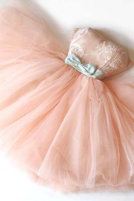 Blush Pink Homecoming Dresses,Strapless Lace Homecoming Dress,Short Party Dress        cg22879