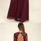 Backless Lace Prom Dress,Long Sleeve Prom Dress,Custom Made Evening Dress cg2308