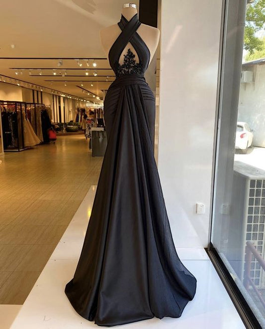 Black new arrive evening gown Long Prom Dress       cg24190