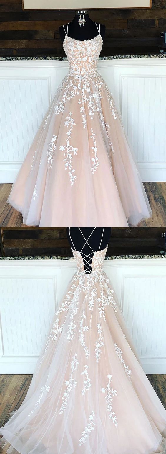 Custom made tulle lace long prom dress, evening dress cg2745