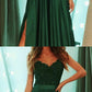 dark green prom dress,appliques evening gowns,sexy prom dress,split evening gowns cg3225