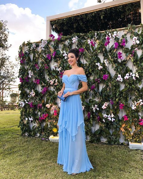 2019 Long Prom Dresses , blue prom dress off shoulder cg3250
