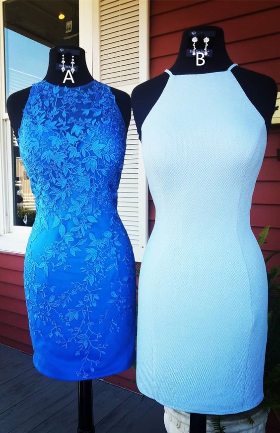 short homecoming dresses blue, fitted homecoming dresses cocktail dresses  cg3613
