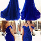 royal blue prom dresses mermaid lace evening gowns elegant cg4061