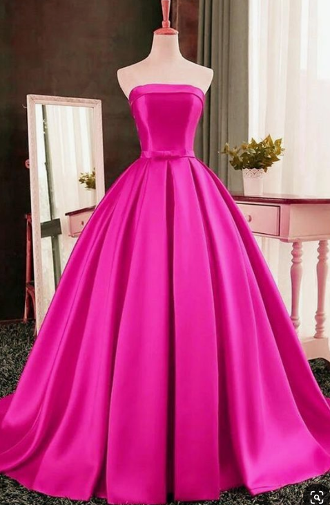 ball gown prom dresses,winter formal dress,pink quinceanera dress,satin ball gown cg4425