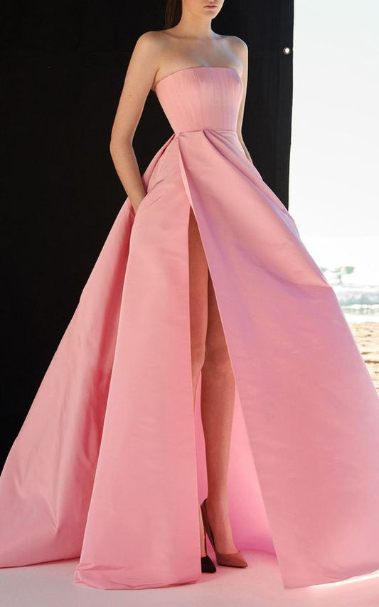 pink long prom dress cg4726