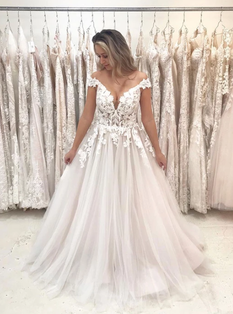 Stylish tulle lace long prom dress, evening dress cg5155