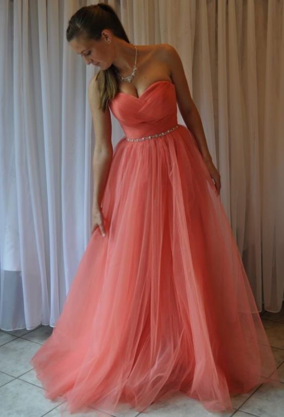 Charming Prom Dress,Tulle Prom Dress,Pleat Prom Dress,Sweetheart Prom Dress,Beauty Evening Dress cg5328
