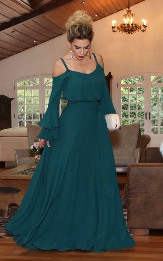 2020 green Prom Dress, Long Prom Dress, A Line Simple Prom Dress cg5395