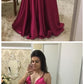 Sexy Spaghetti Straps Prom Dress, Sleeveless A Line Prom Dresses, Long Evening Dress  cg5937