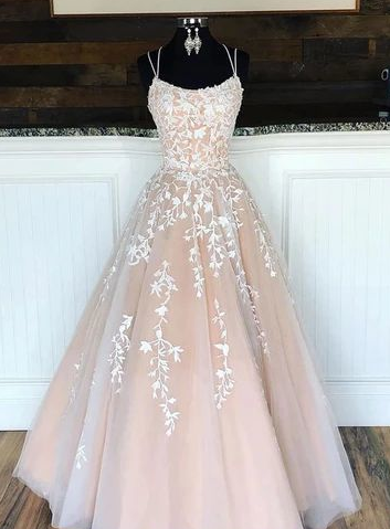 Custom made tulle lace long prom dress, evening dress  cg6001