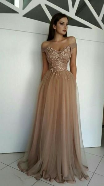 Off Shoulder Lace Beaded Cheap Long Evening Prom Dresses  cg6011