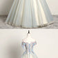 Unique Sweetheart Long Off Shoulder Party Dress, Lace Prom Dress  cg6533