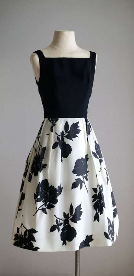 homecoming Dress Black And White Fashion Simple  cg8001