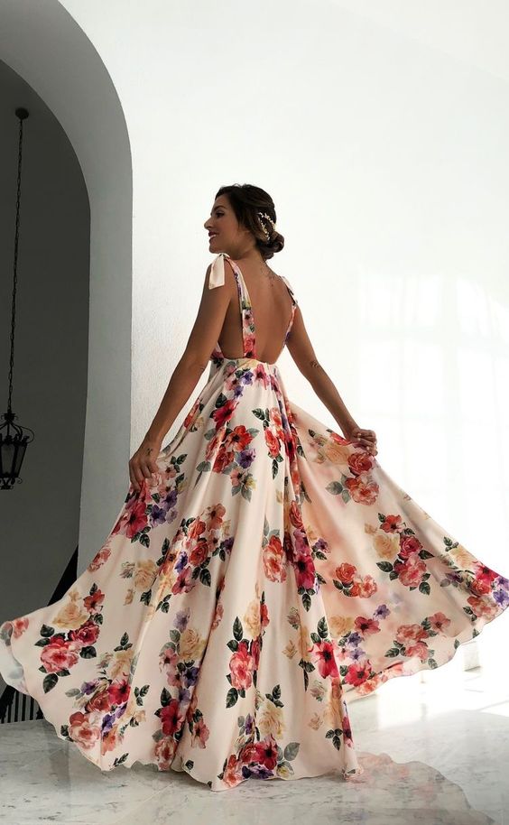 Floral Prom Dresses  Evening Dresses  cg8036