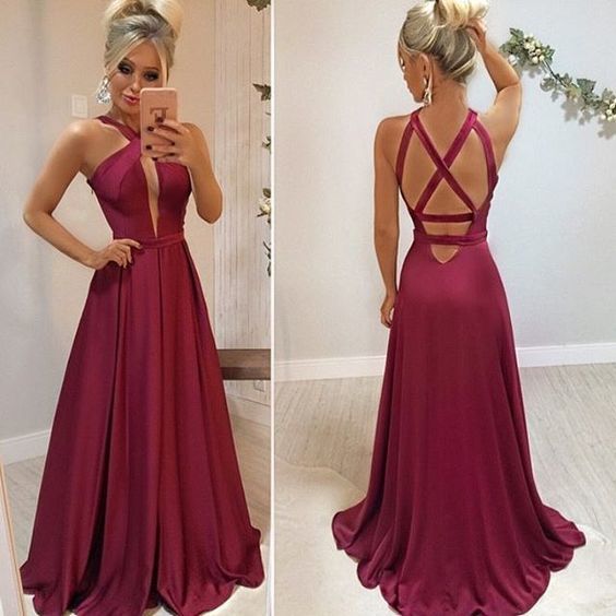 prom dress long dress ,party , red prom dress  cg8077
