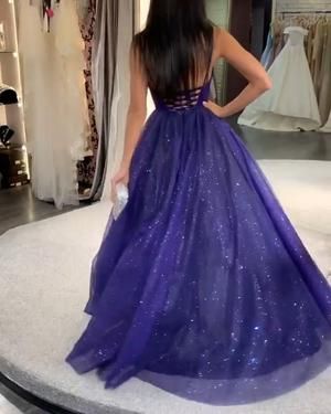 Sparkly Long Prom Dresses 8th Graduation Dress School Dance Winter Formal Dress  cg8464