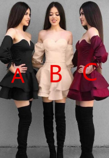 Off the Shoulder Sweetheart Long Sleeves Short Homecoming Dresses cg870