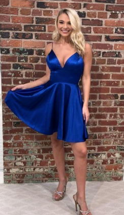 Homecoming Dresses Simple, Cute Homecoming Dresses,Royal Blue Homecoming Dresses cg961